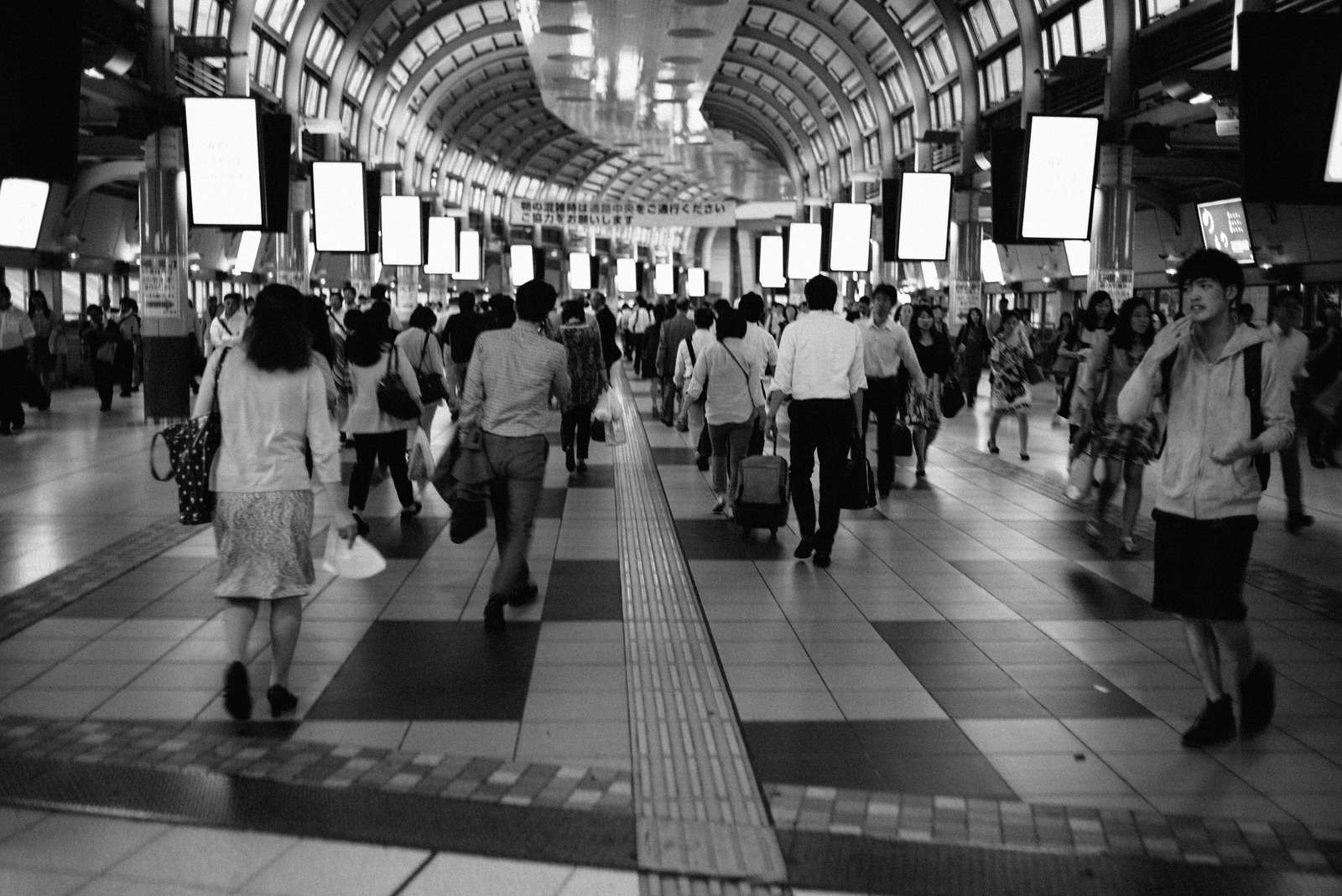 Rush Hour in Monochrome