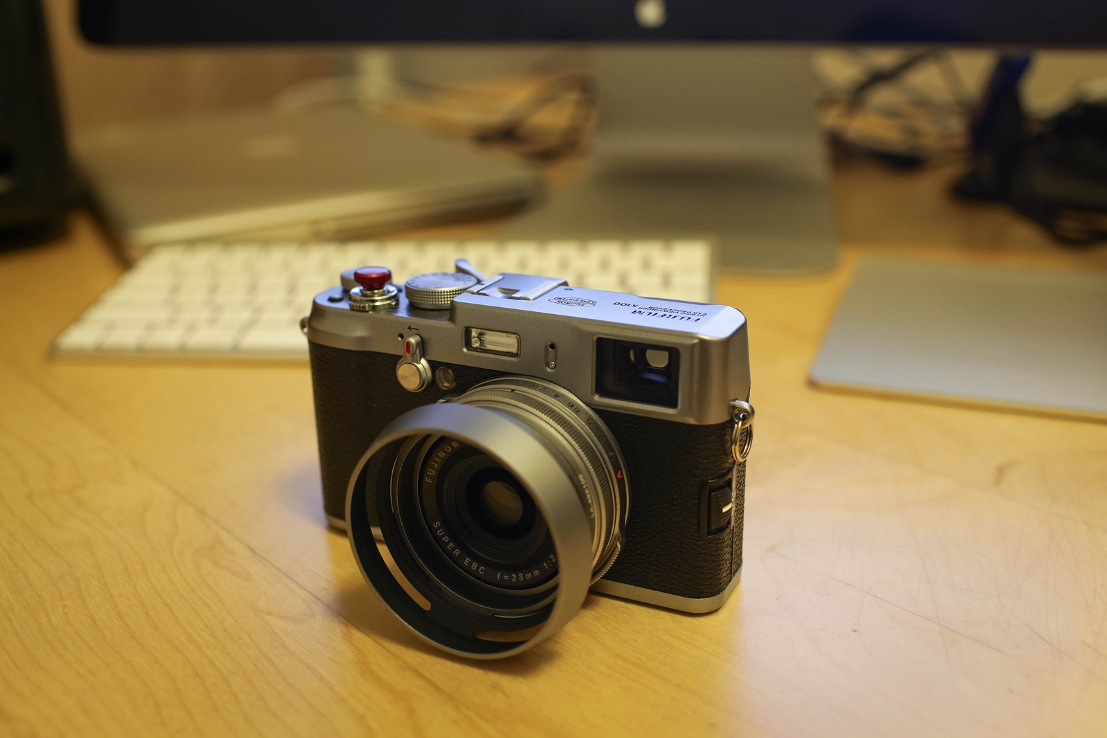 Vintage Camera on a Desk