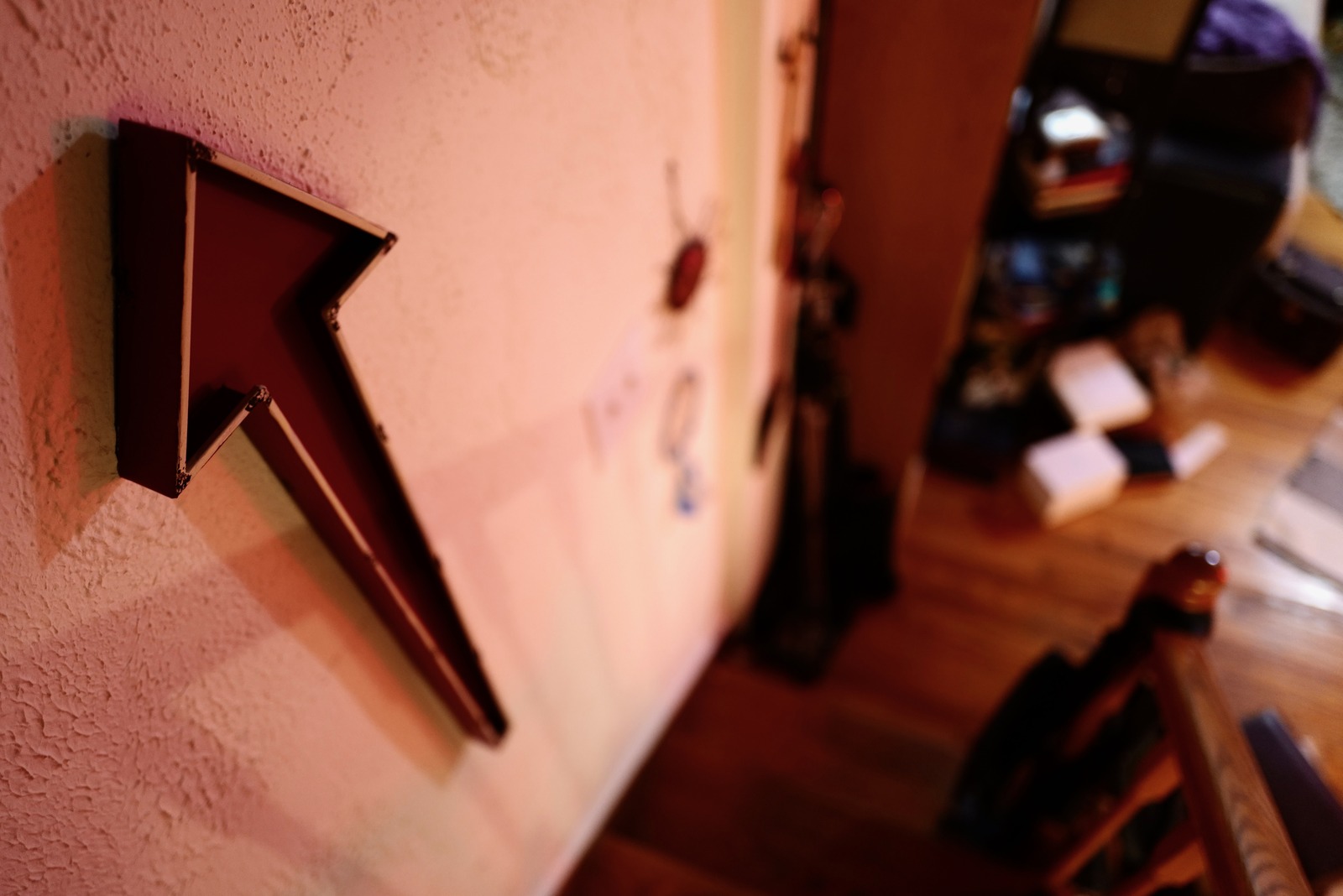 Guiding Arrow in Soft Light