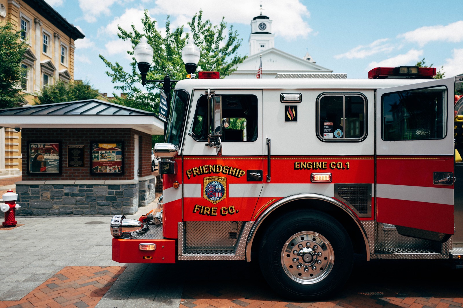 Fire Truck in Daylight