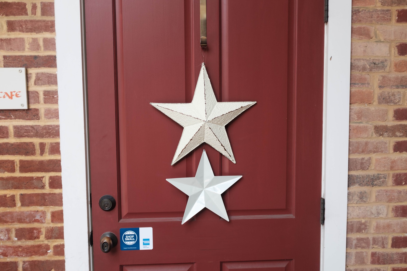 Stars on a Rustic Door