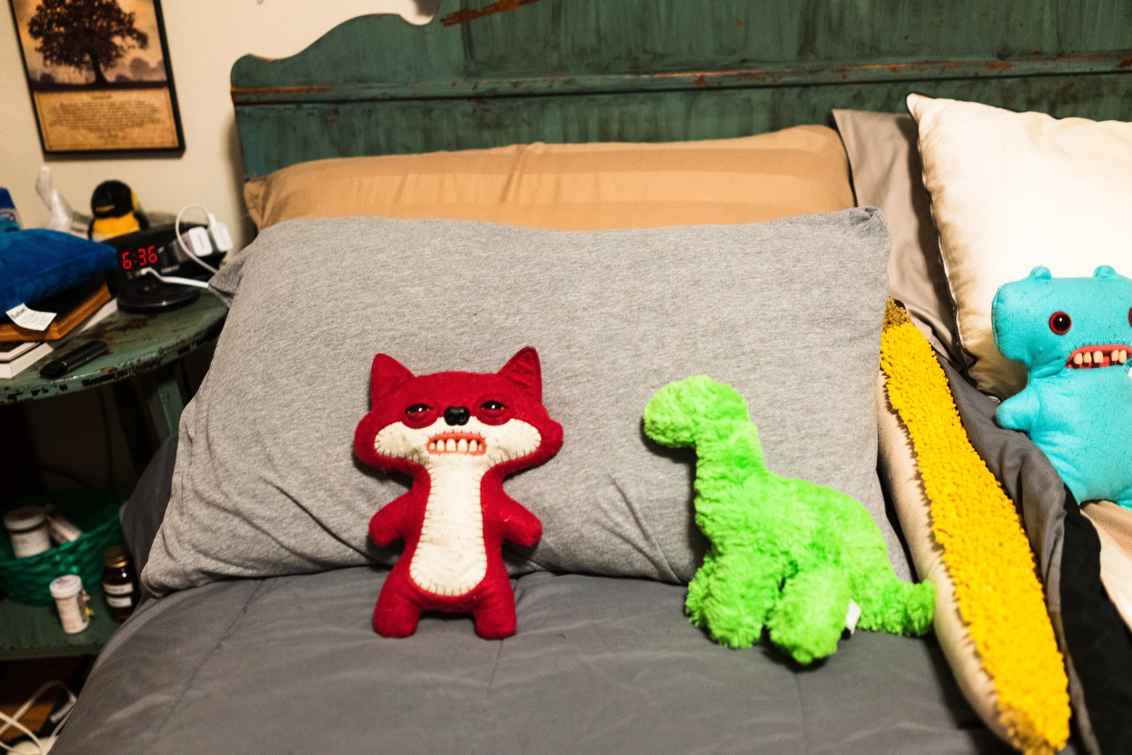 Whimsical Comfort on a Bed