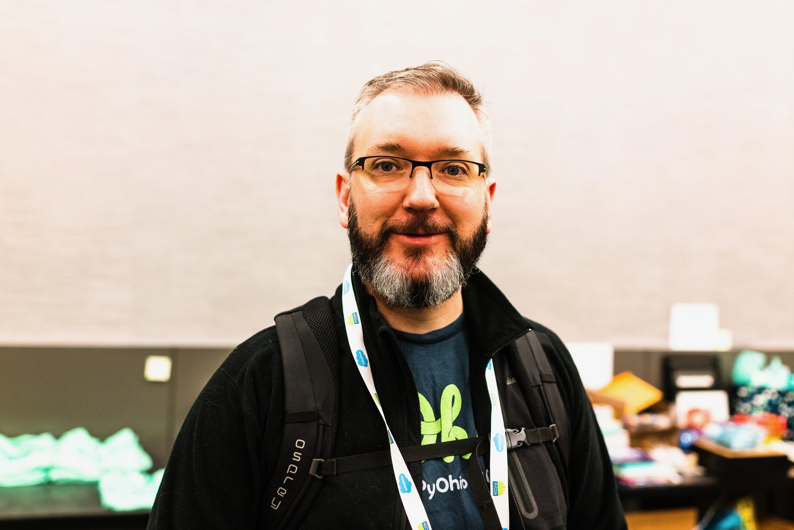 Confident Attendee at Event