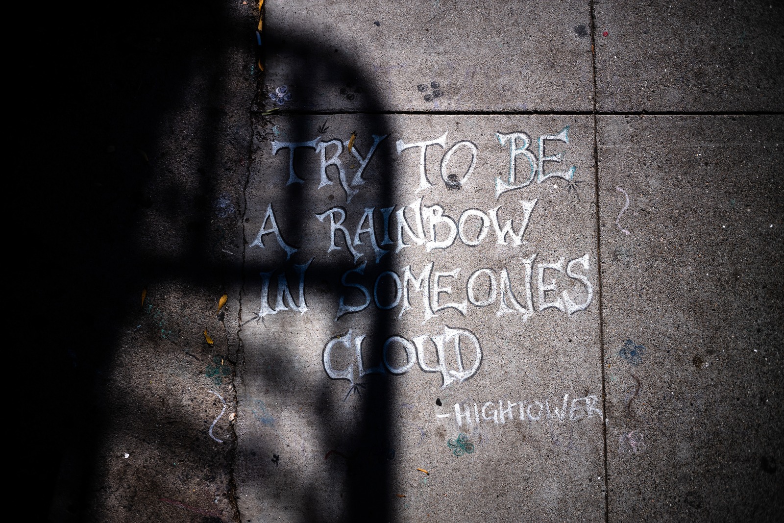 A Message on the Sidewalk