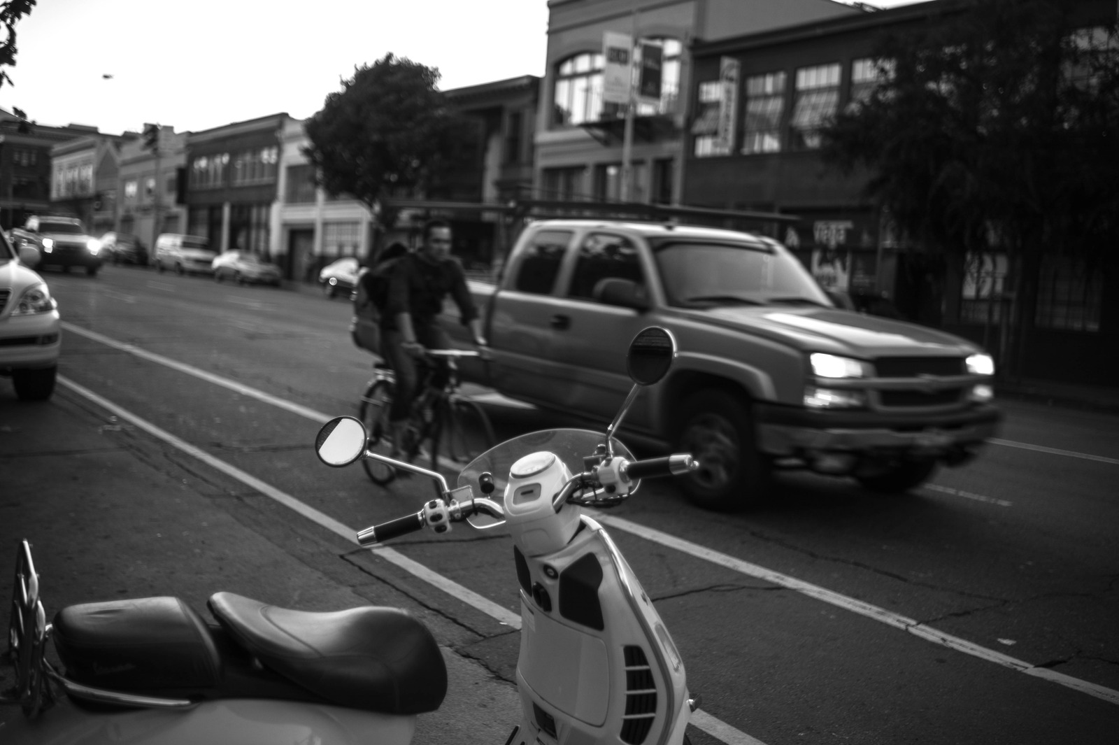 Urban Motion in Monochrome