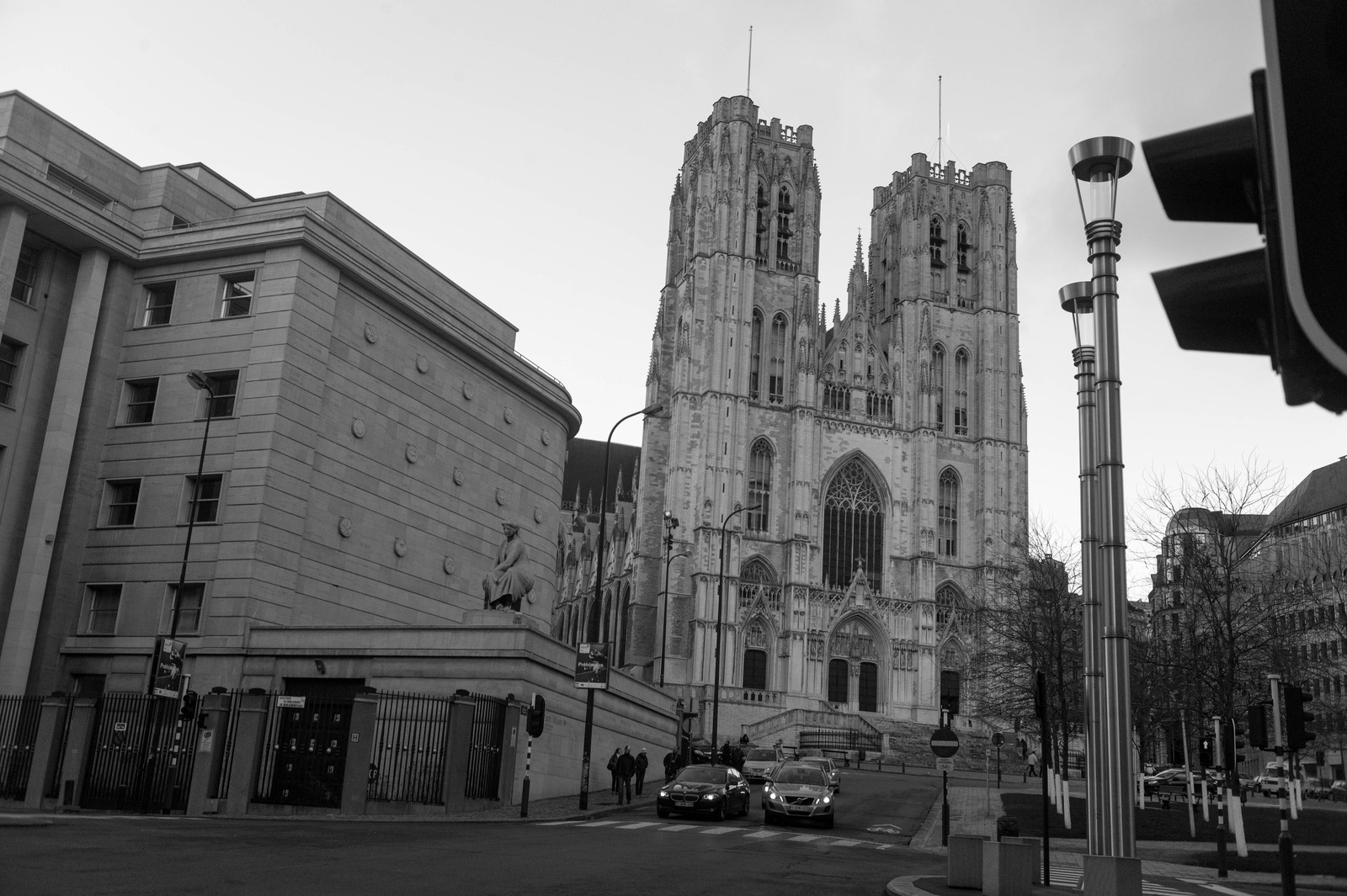 Gothic Grandeur in Monochrome