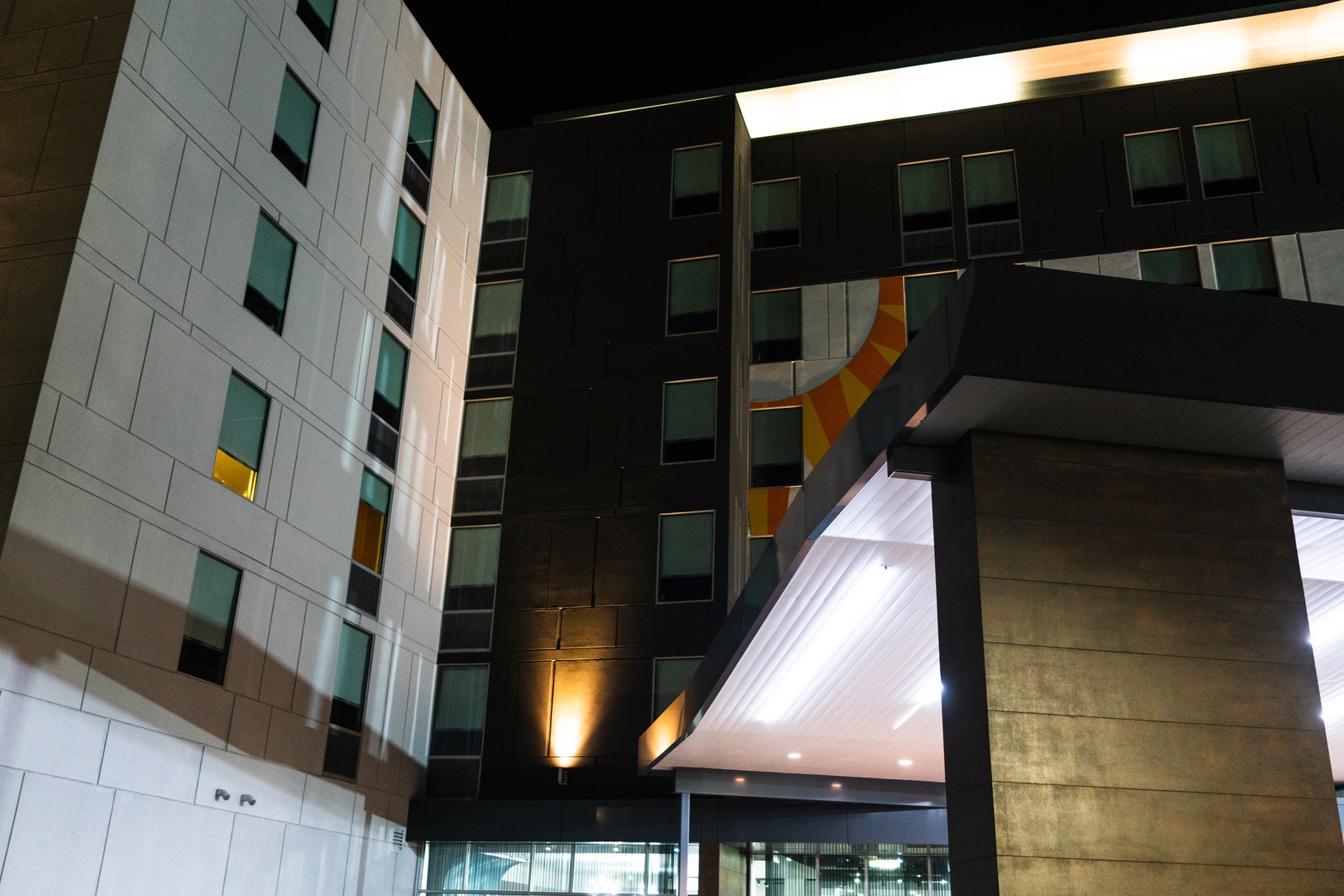 Modern Architecture at Night