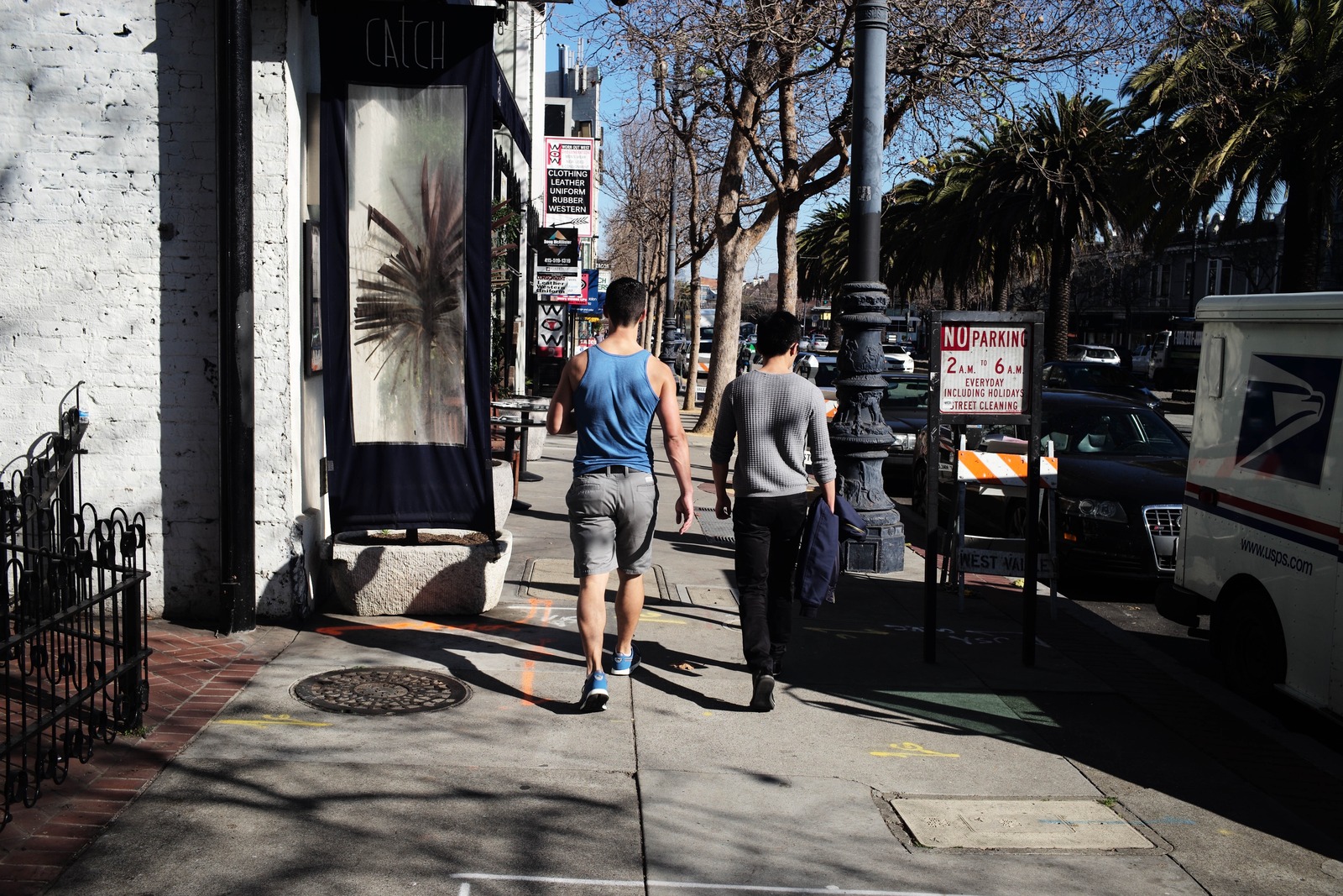 Strolling Under Winter Sun