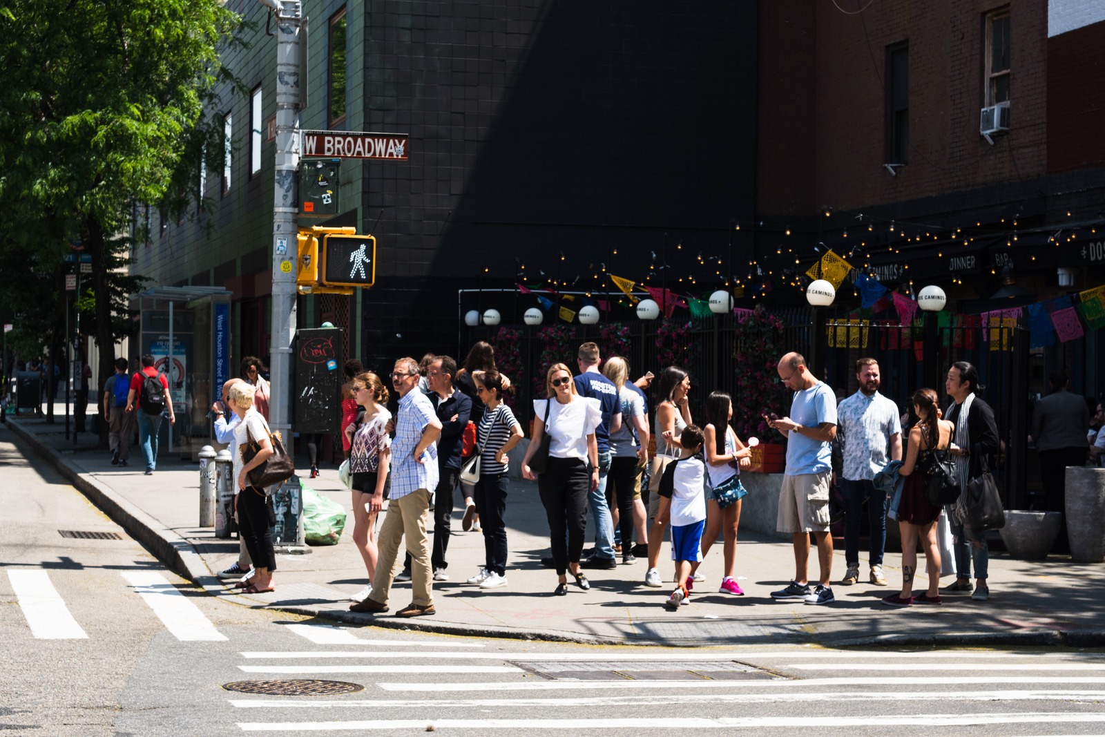 City Scene in Summer