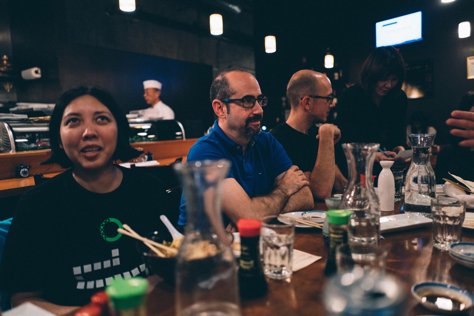 Evening at the Sushi Bar