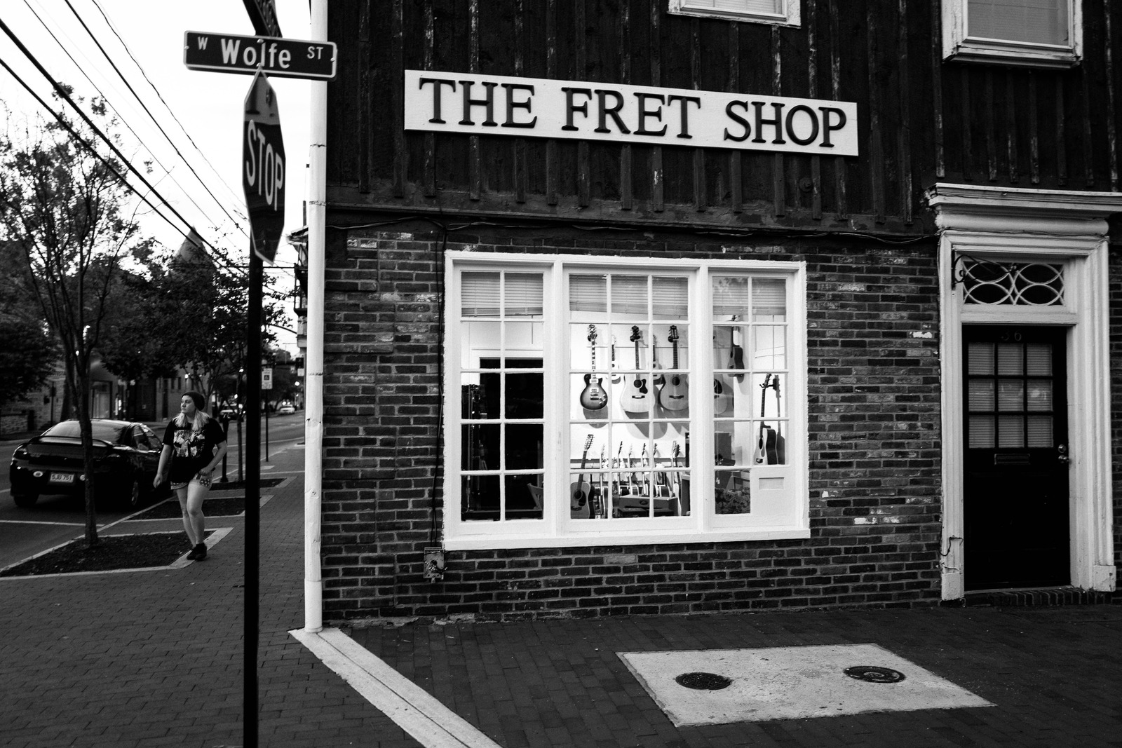 Guitar Haven in Monochrome