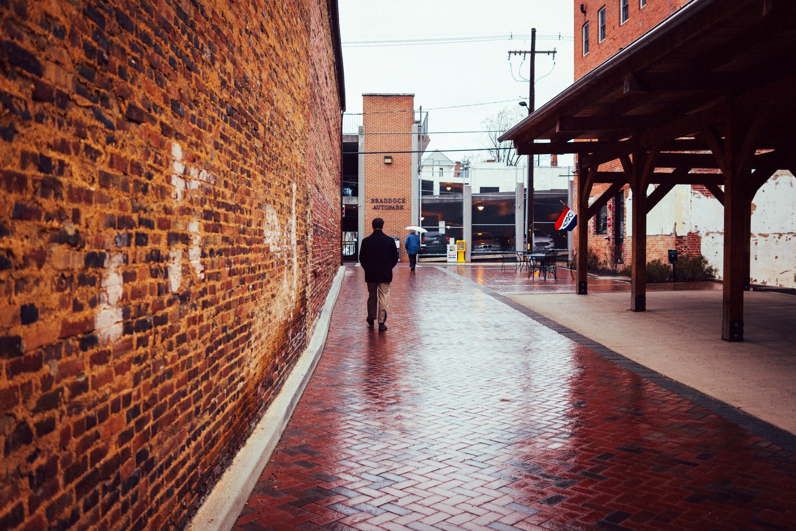 Rainy Urban Walk