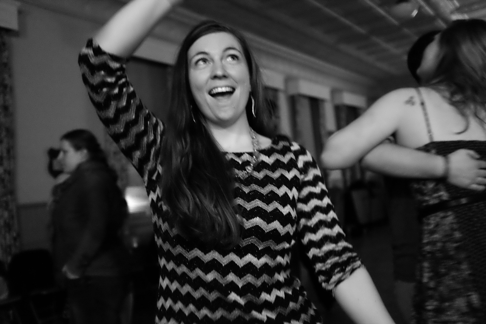 Joyful Dance in Monochrome