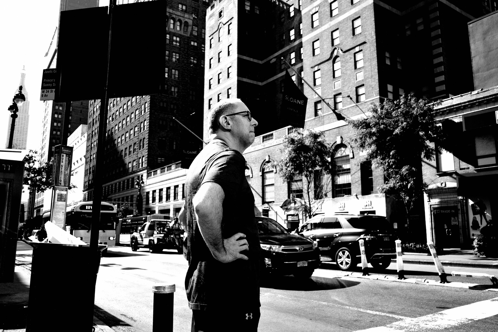 Urban Contemplation in Monochrome
