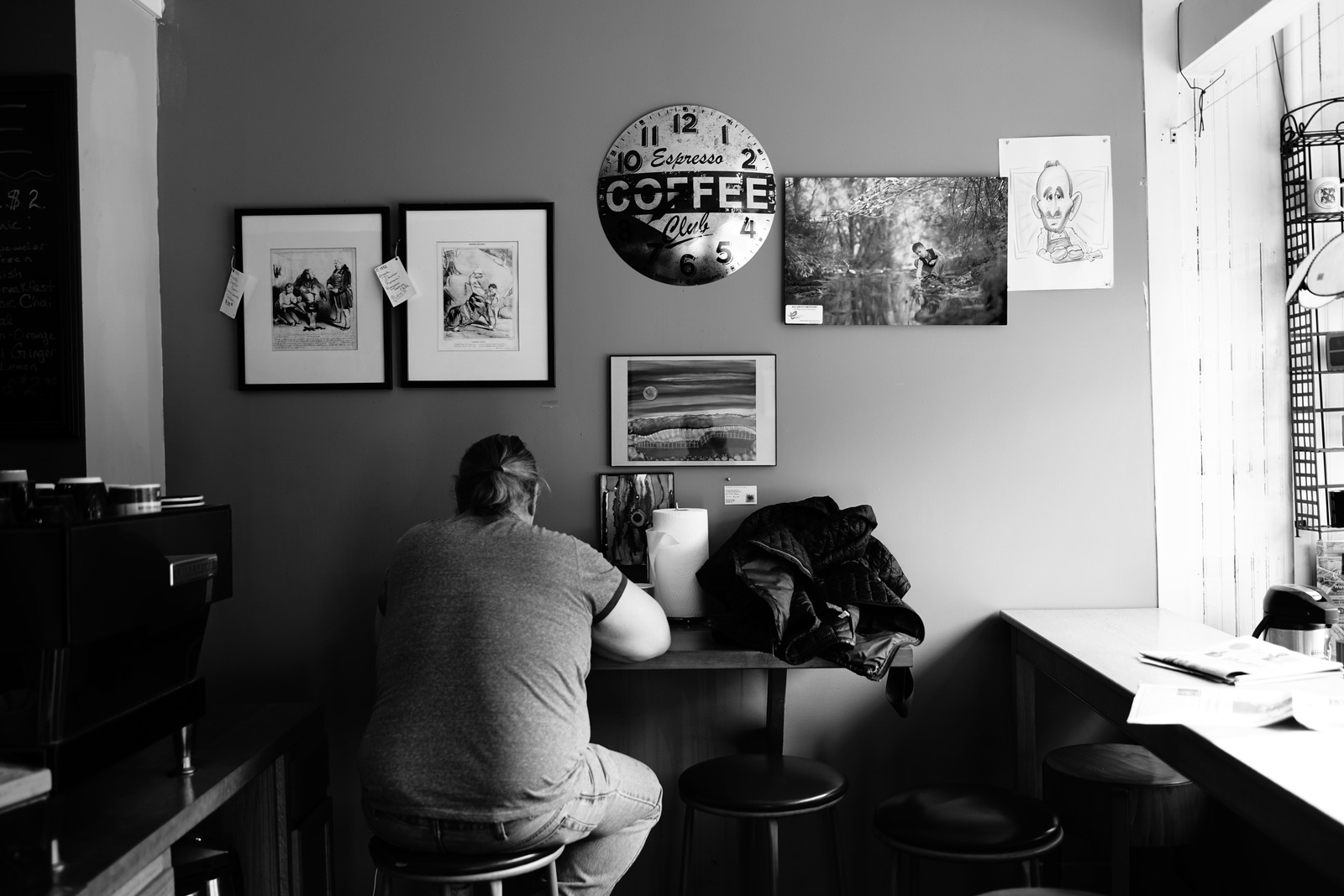 Quiet Moments in a Café