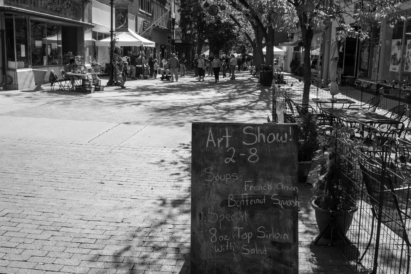 Art Show in Monochrome