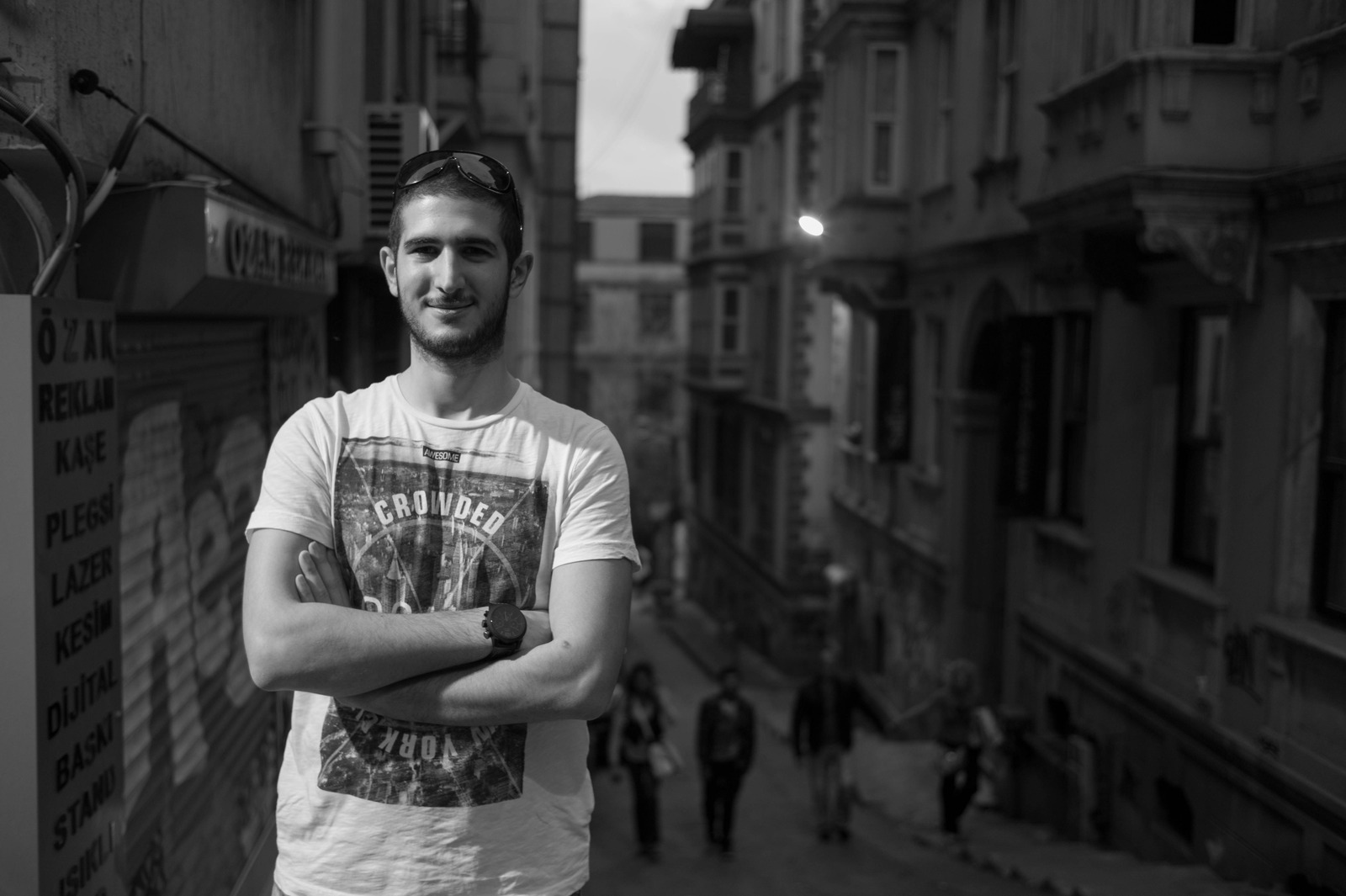 Urban Portrait in Monochrome