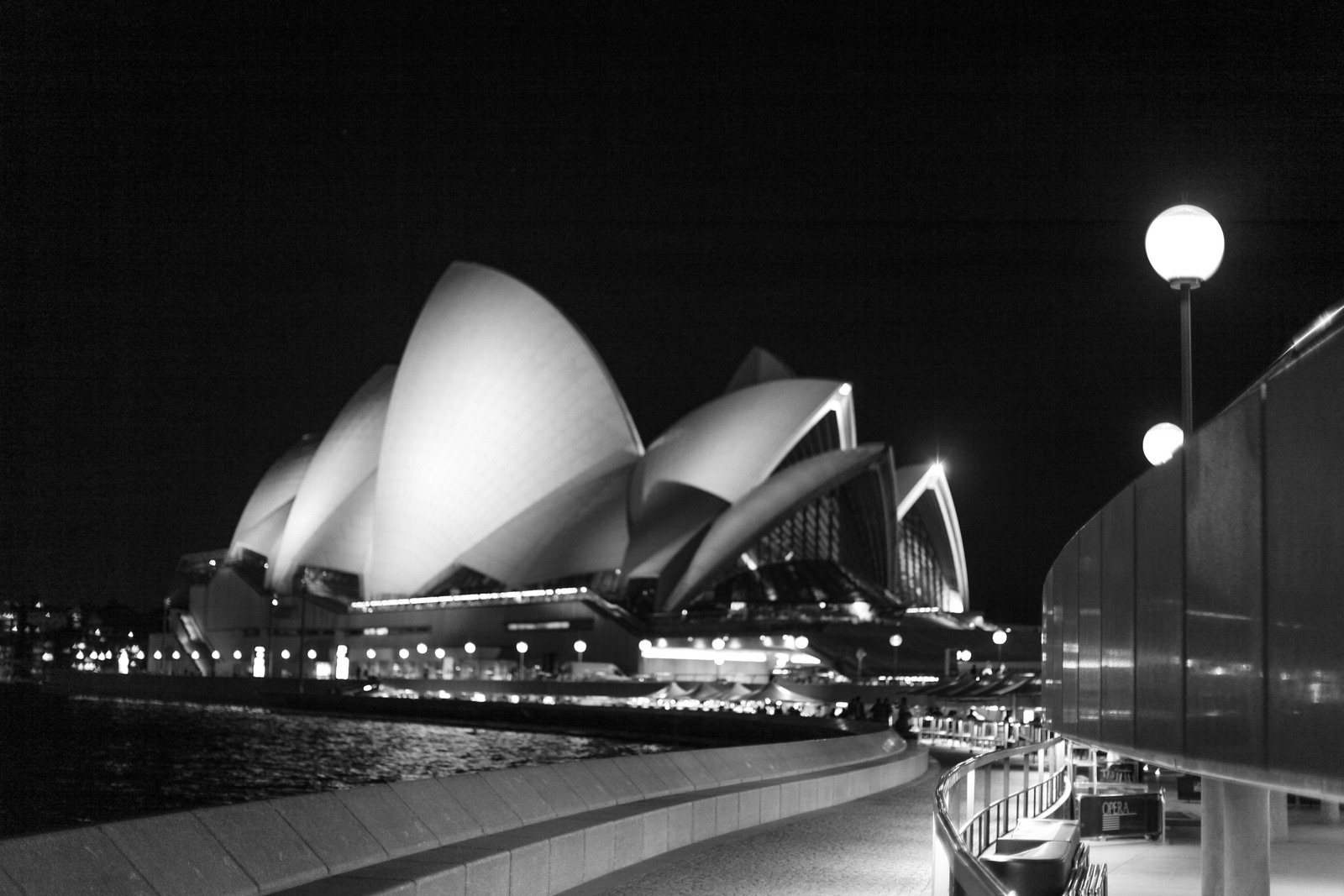 Sculptural Elegance at Night