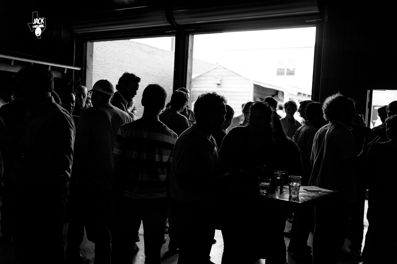 Silhouettes in Dim Light