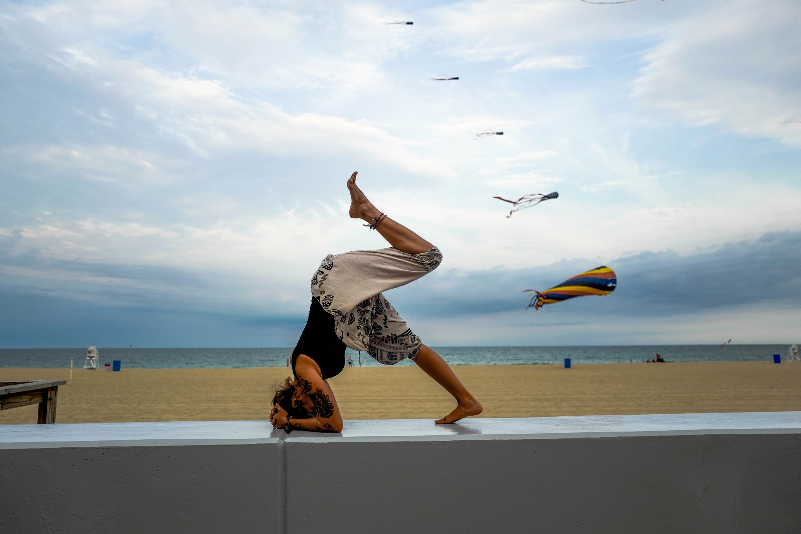 Graceful Contortion by the Sea