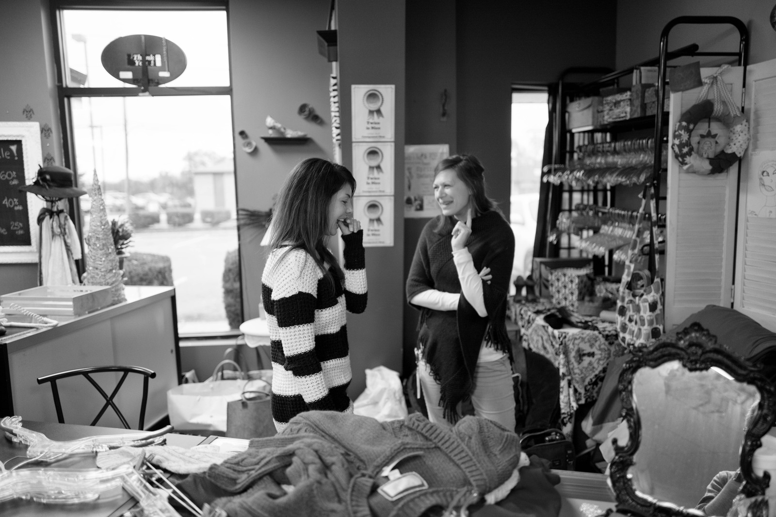 Joyful Moments in Monochrome