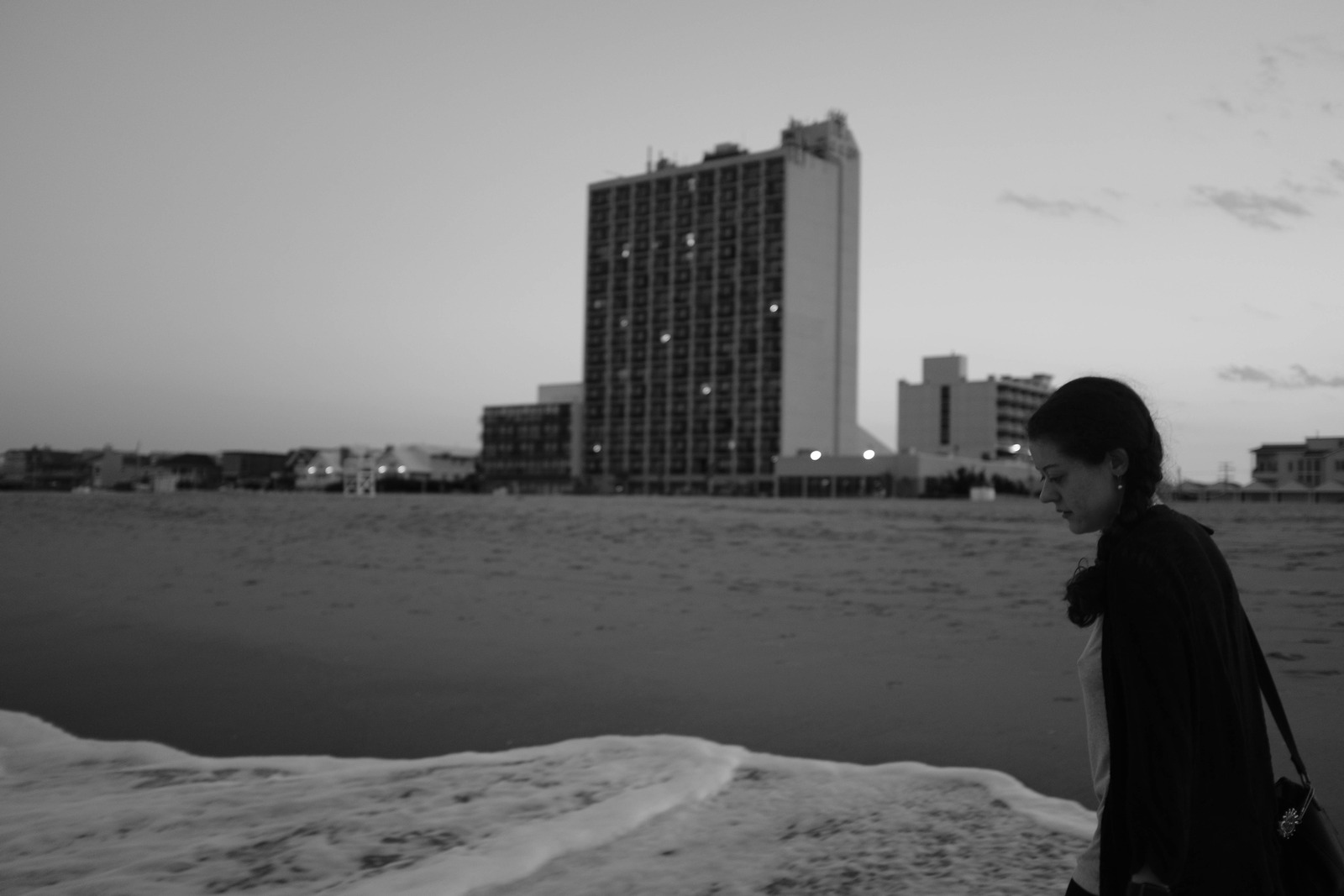 Melancholic Beach Stroll