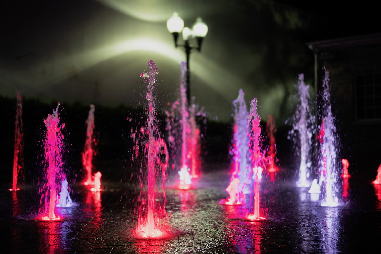 Dancing Waters at Night