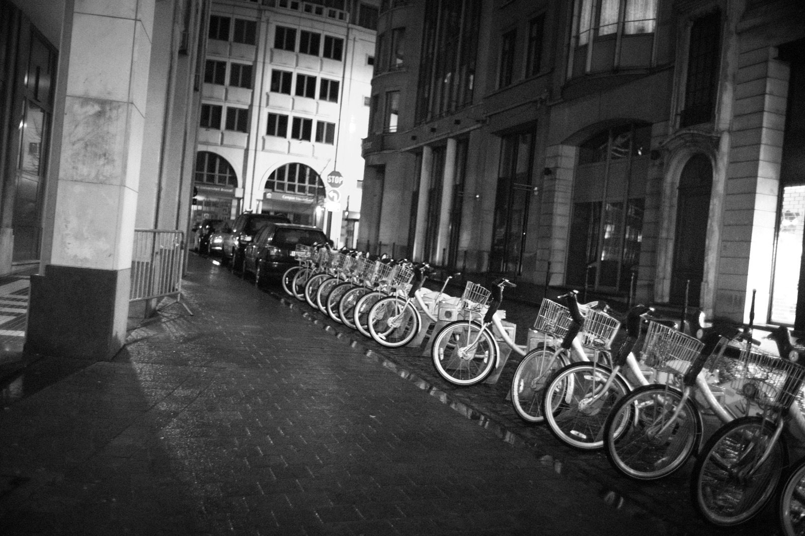 Nighttime Bicycle Alley