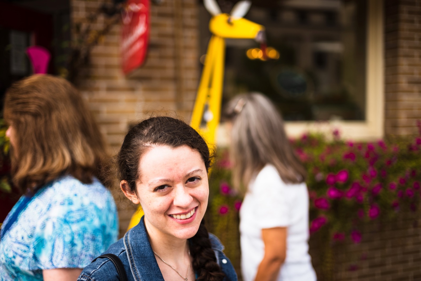 Joy in a Colorful Setting
