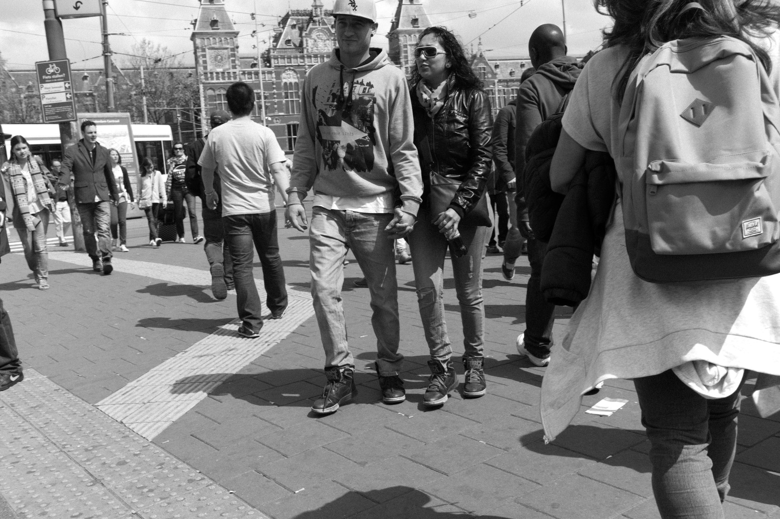 Urban Flow in Monochrome