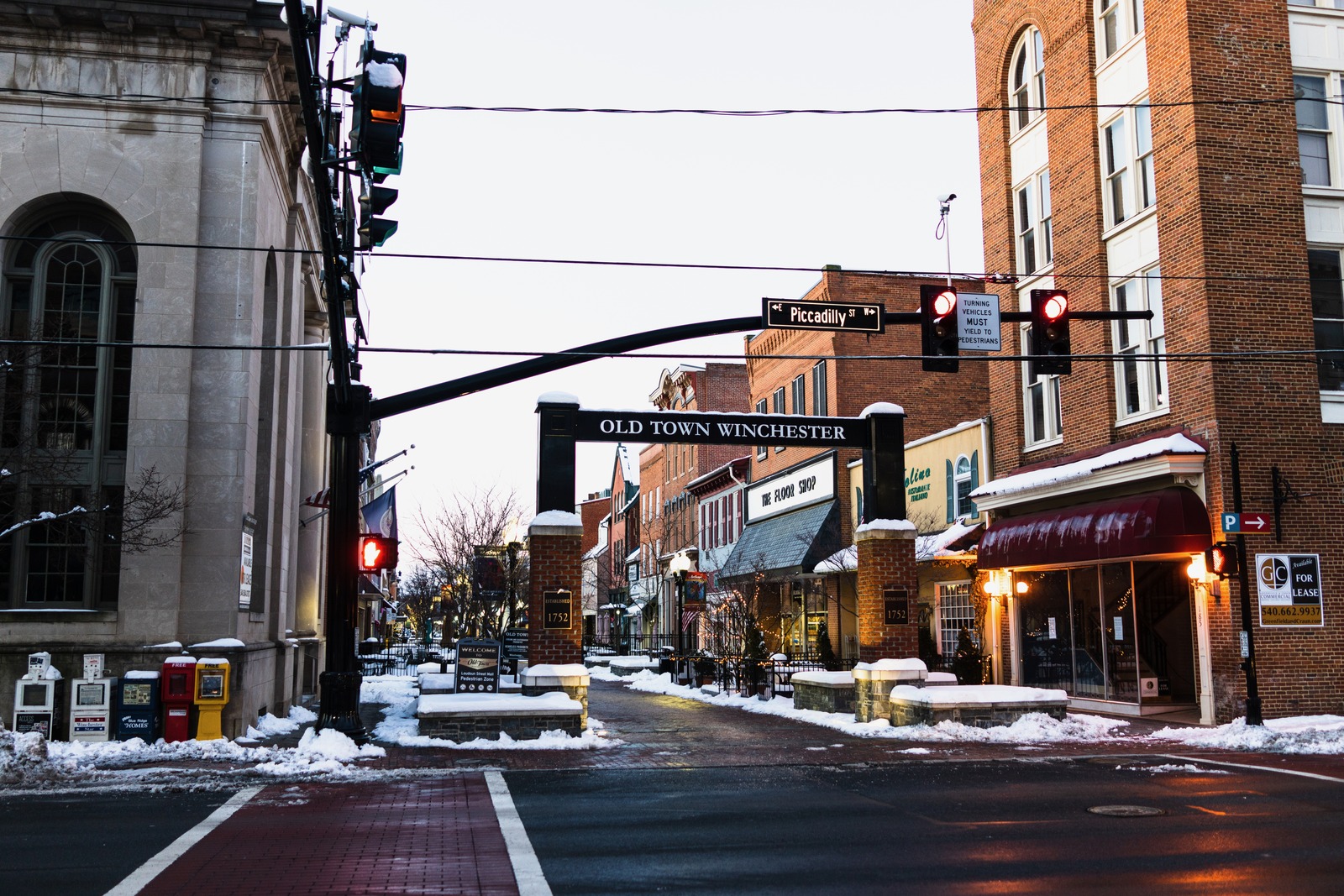 Winter's Gaze in Old Town