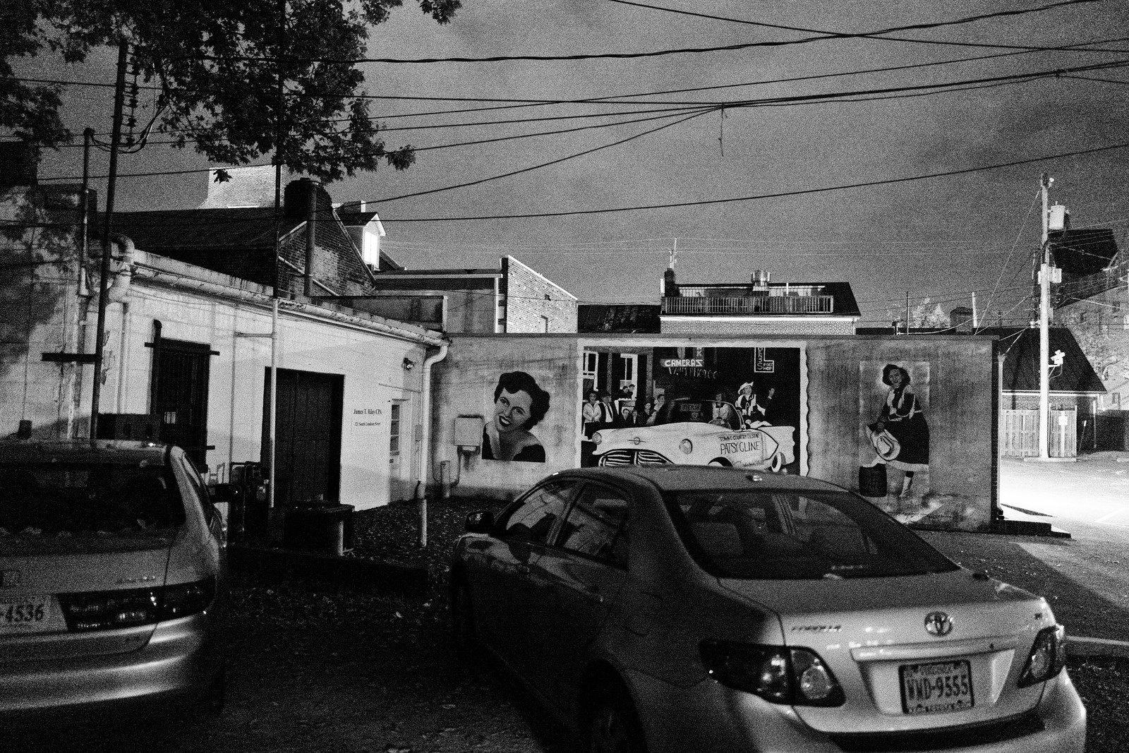 Urban Nightscape with Art