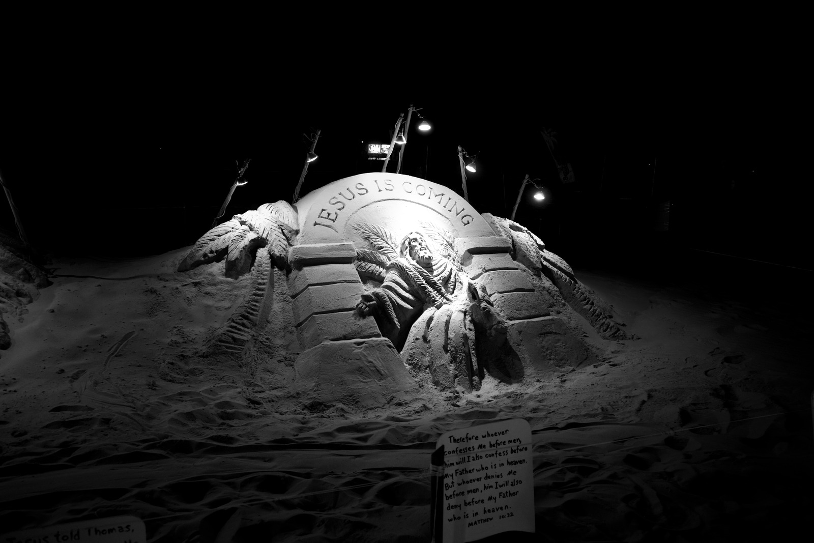 Divine Message in Sand