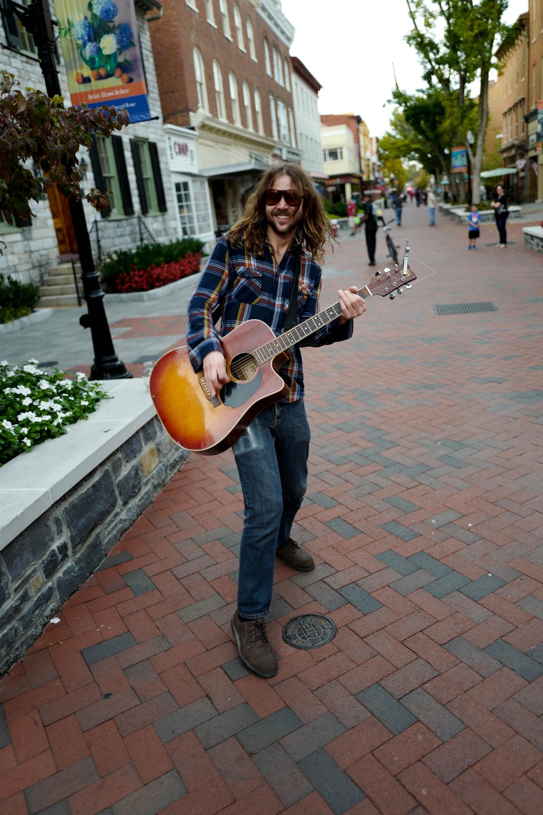 Joyful Street Performer