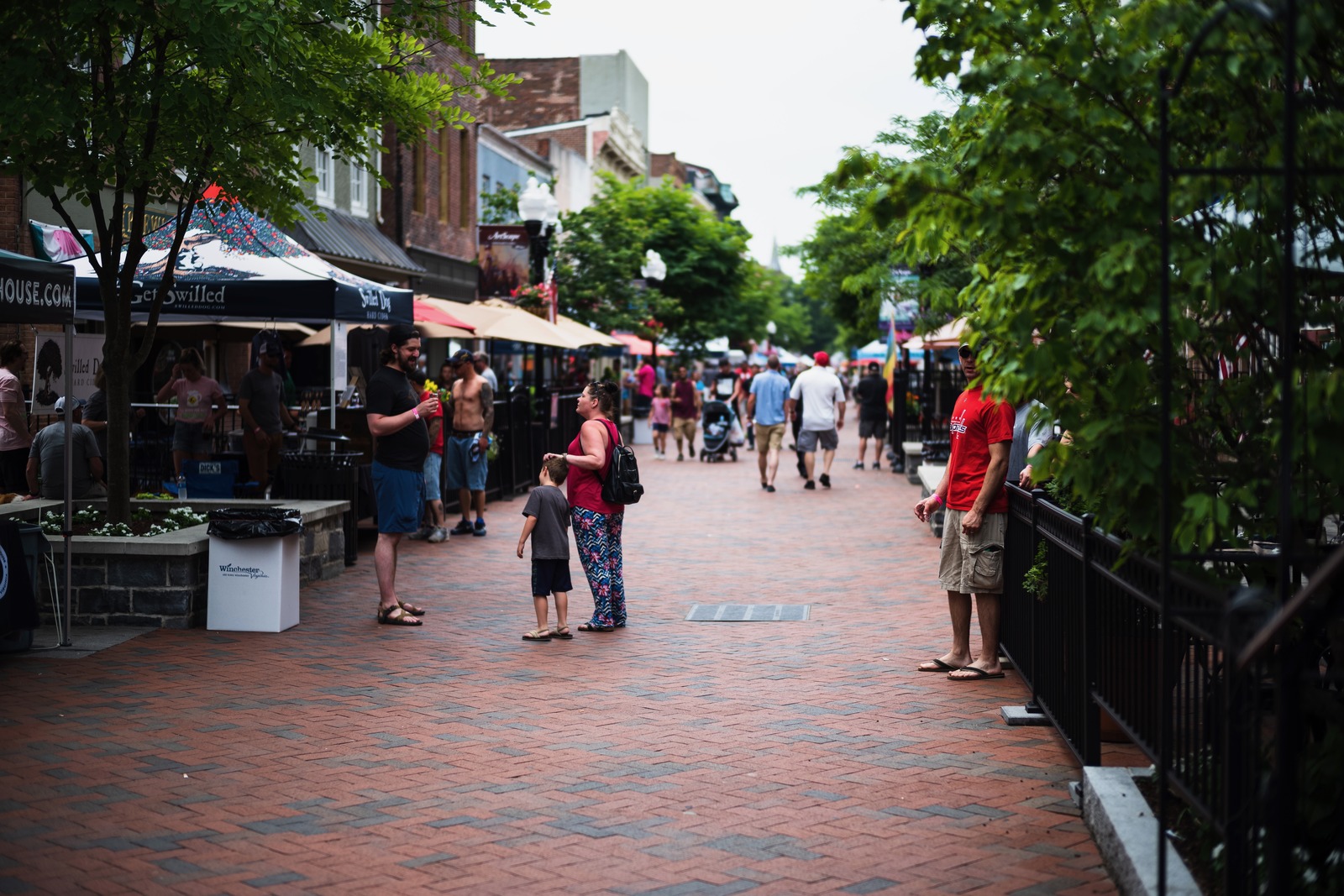 Vibrant Market Stroll