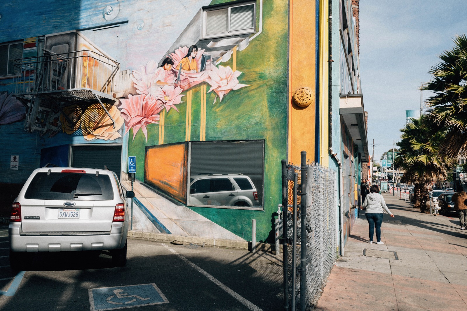Urban Vibes and Colorful Mural