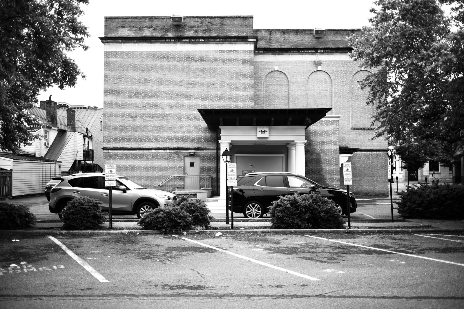 Urban Solitude in Monochrome