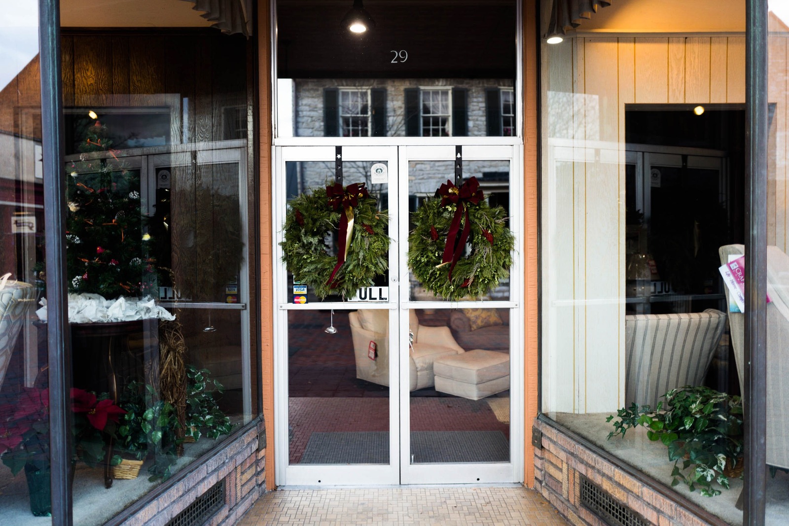 Festive Shopfront Charm