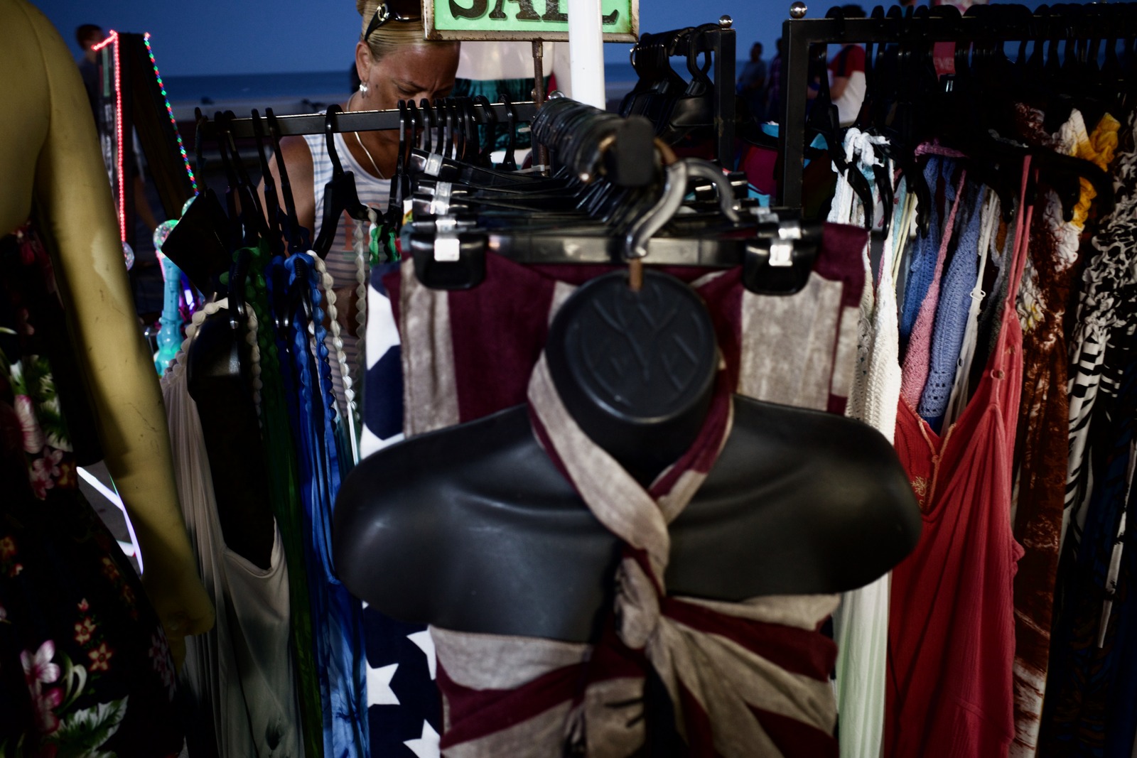 Market Scene at Dusk