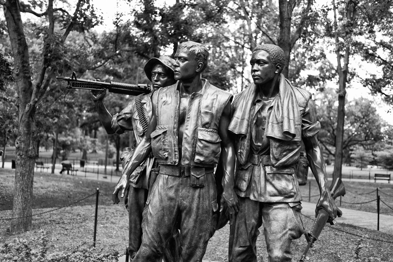 Silent Vigil of Soldiers