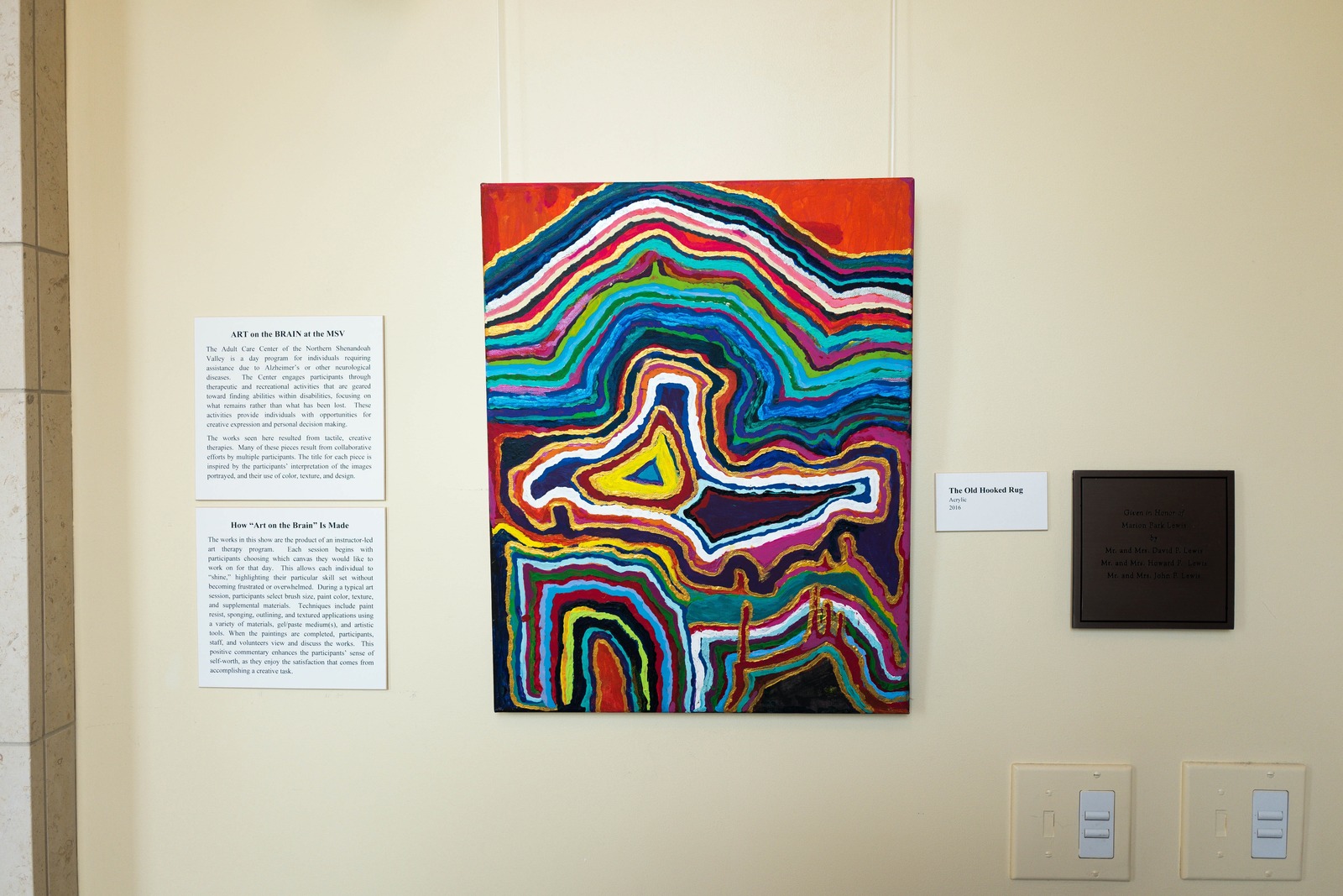 Vibrant Abstract Landscape