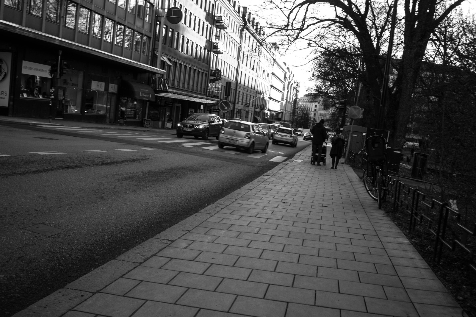 Urban Stroll in Monochrome