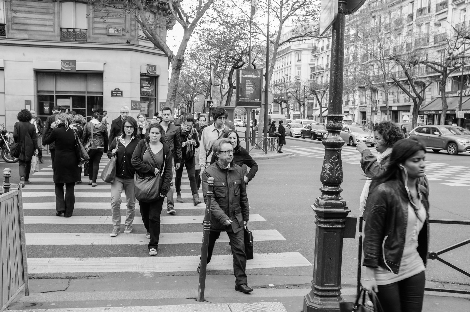 Urban Crosswalk Moments