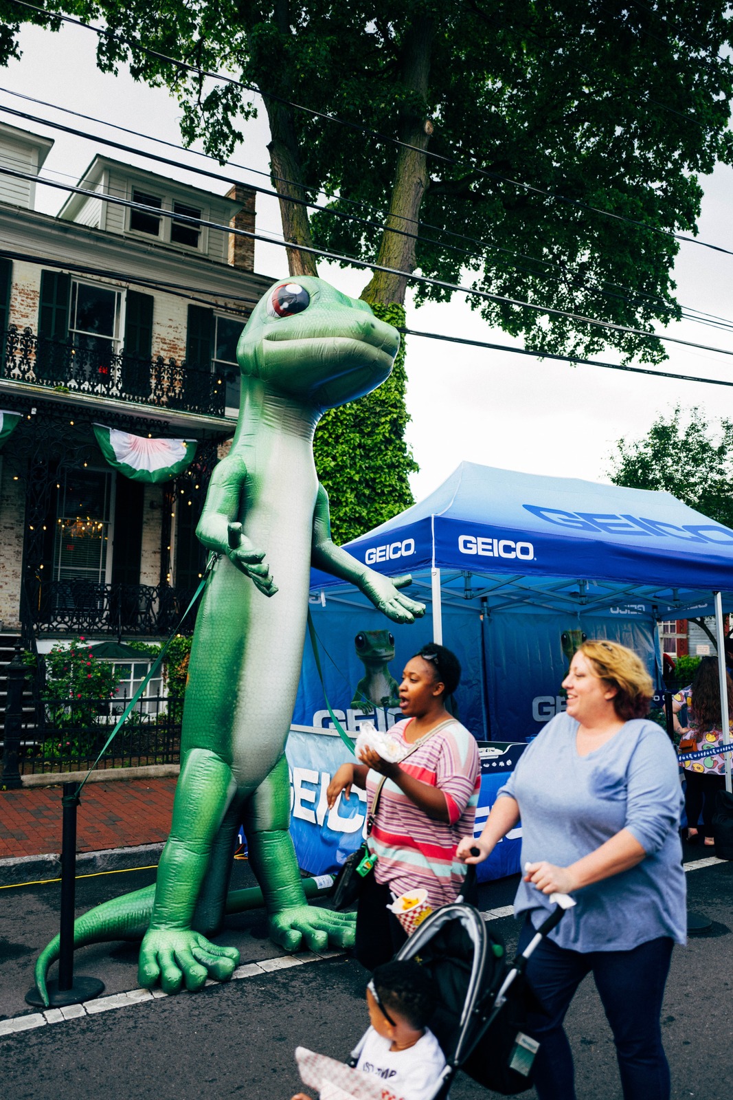 Festival Fun with a Giant Gecko