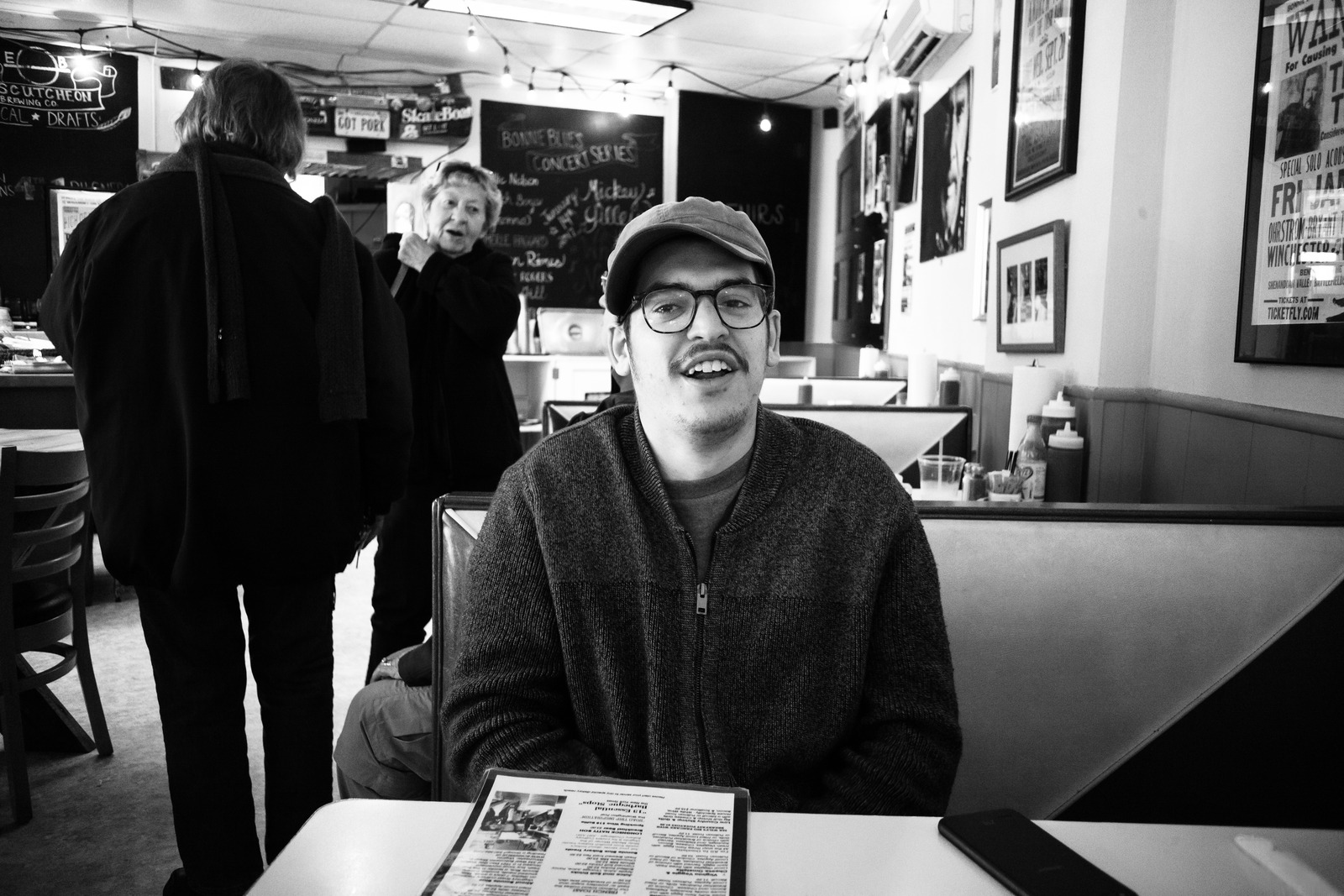 Candid Moments in Black and White