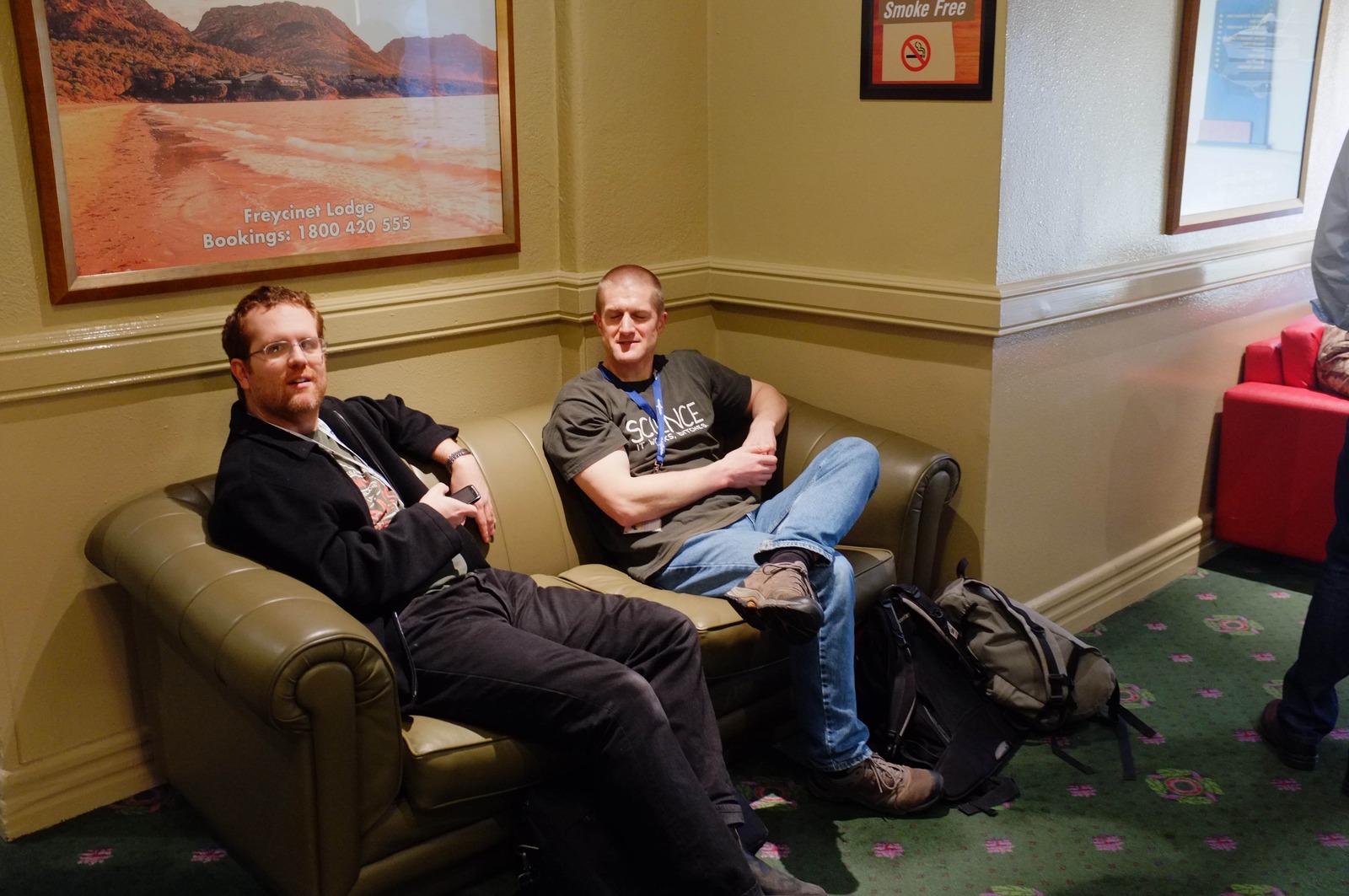 Casual Moments in a Lounge