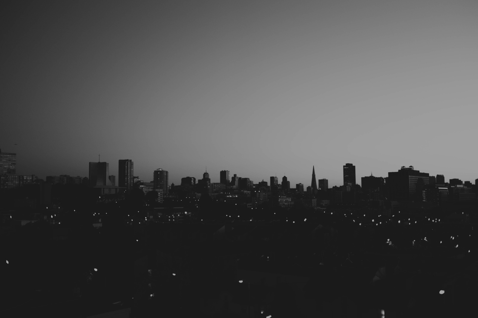 City Silhouette at Dusk