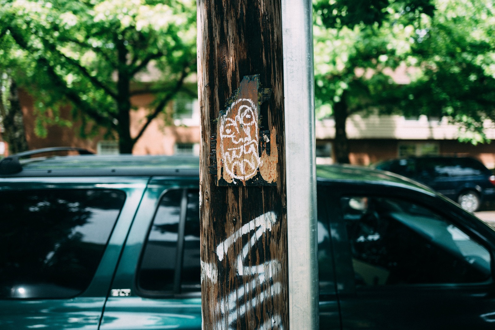 Urban Whimsy on a Post