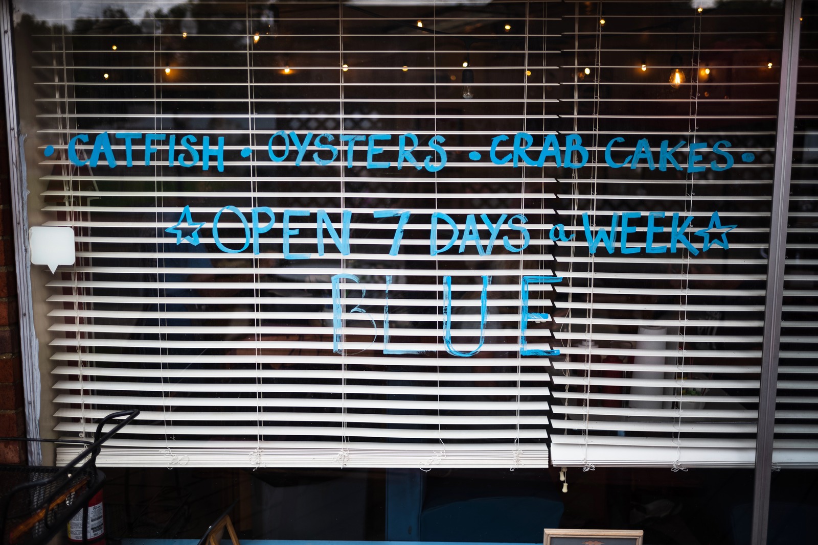 Beneath the Blue Sign