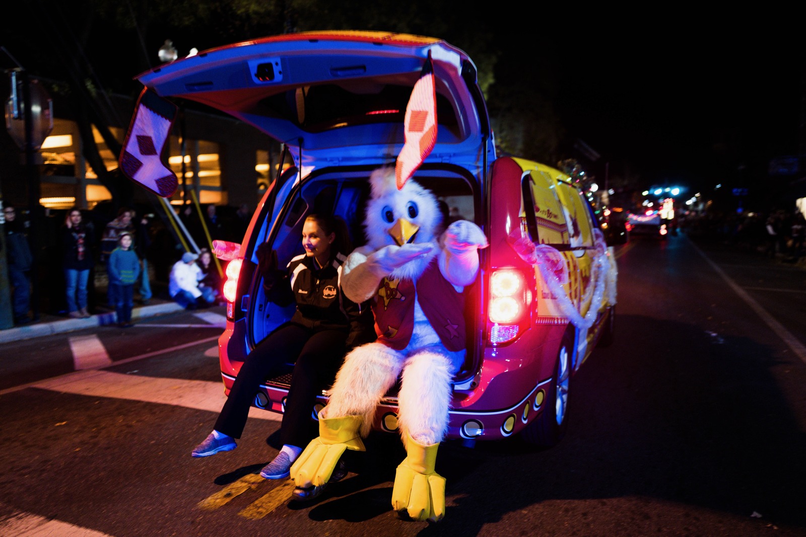 Playful Night Parade Moment